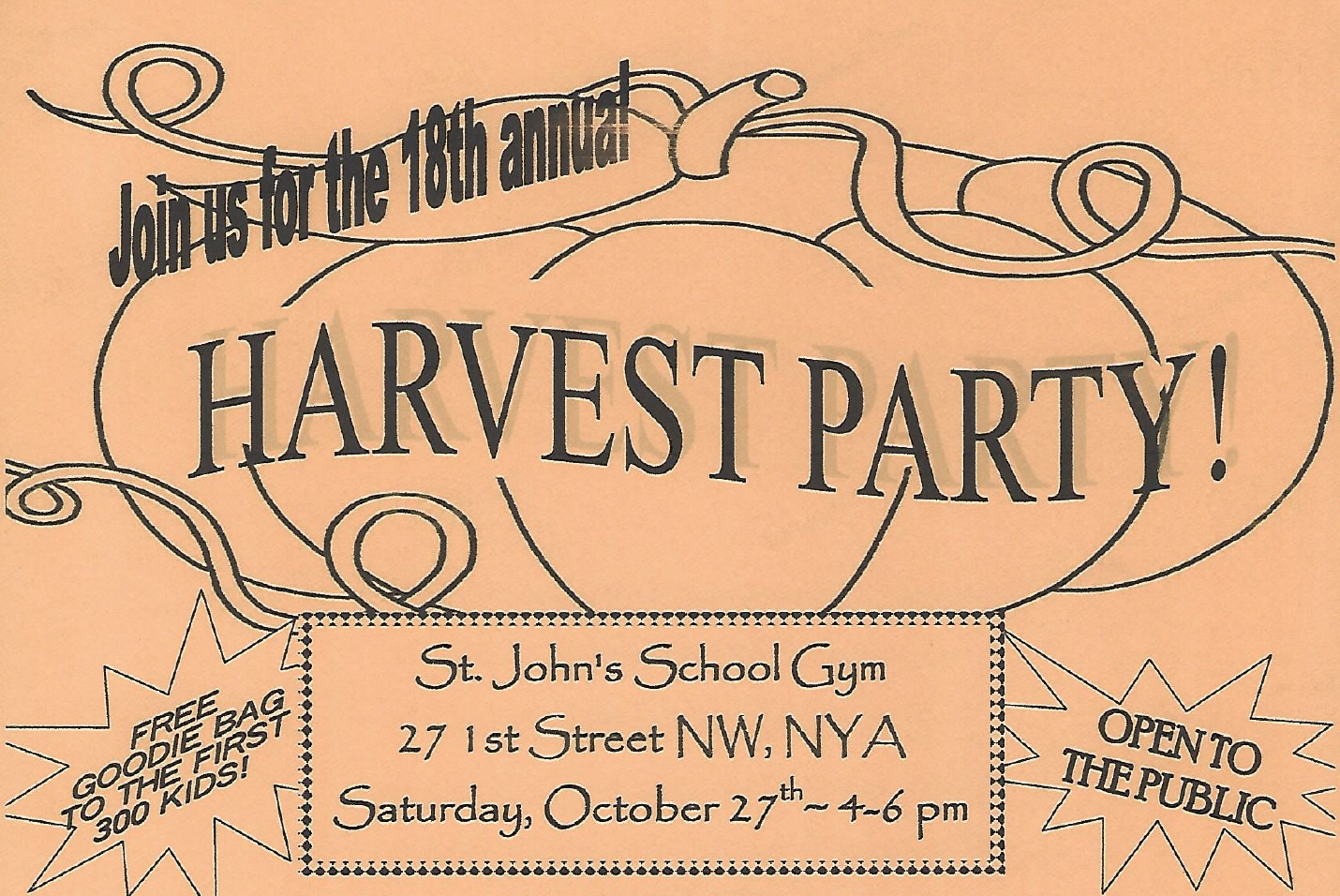 NYA Chamber - St. John's 18th Harvest Party